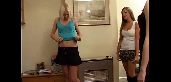  Natalie, Cate & Tracey play Strip Darts
